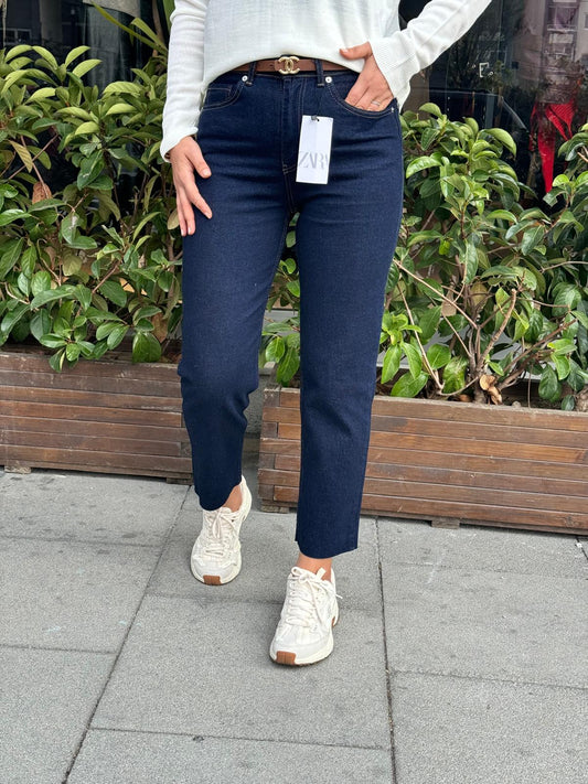 Zara straight jeans