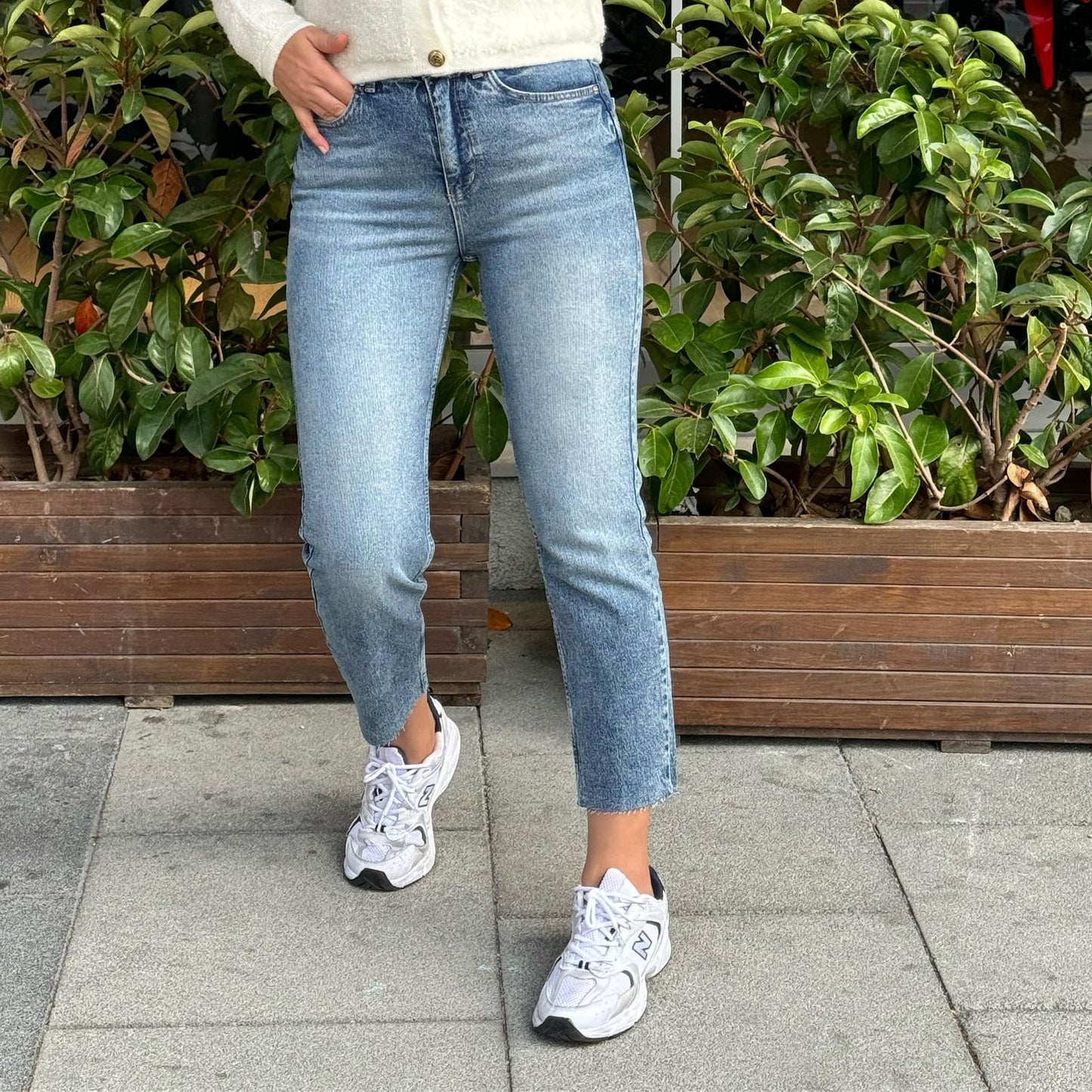 Zara straight jeans